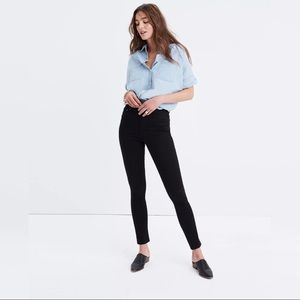 Madewell 10” high rise skinny jeans